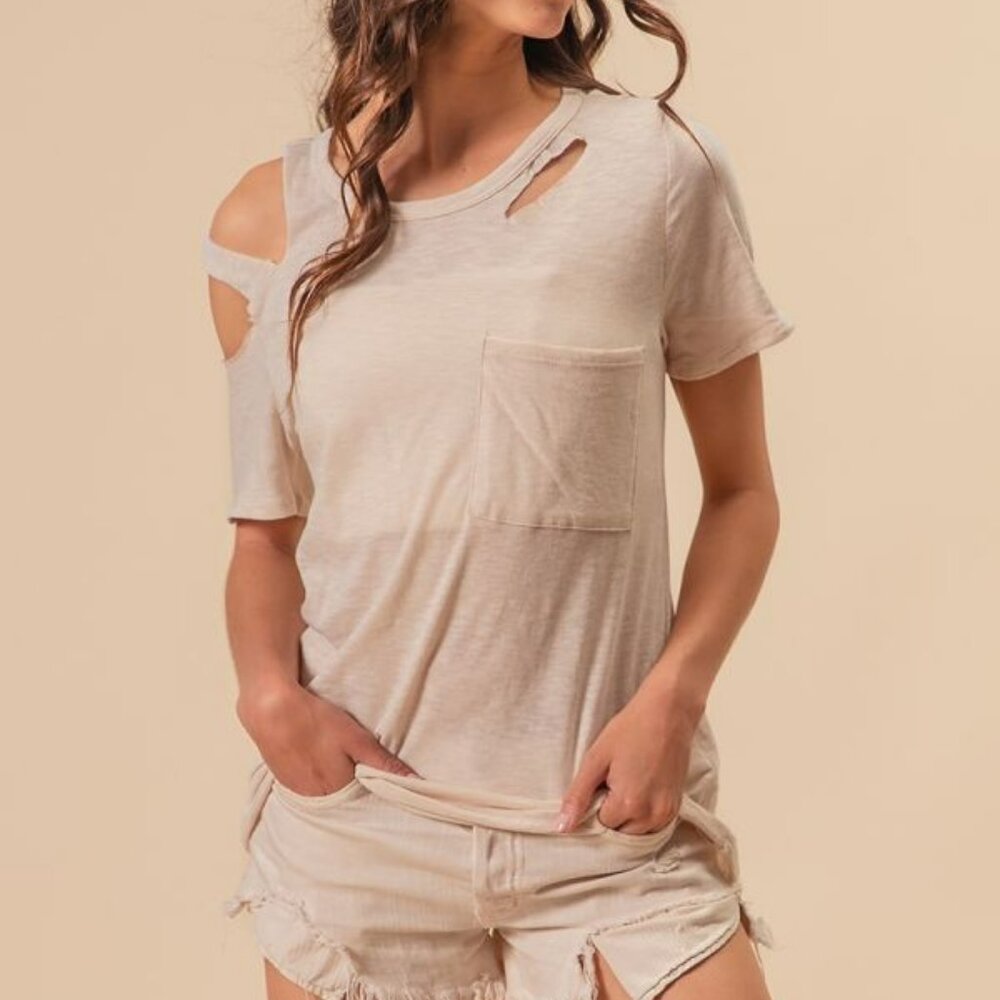 Cut It Out Tee